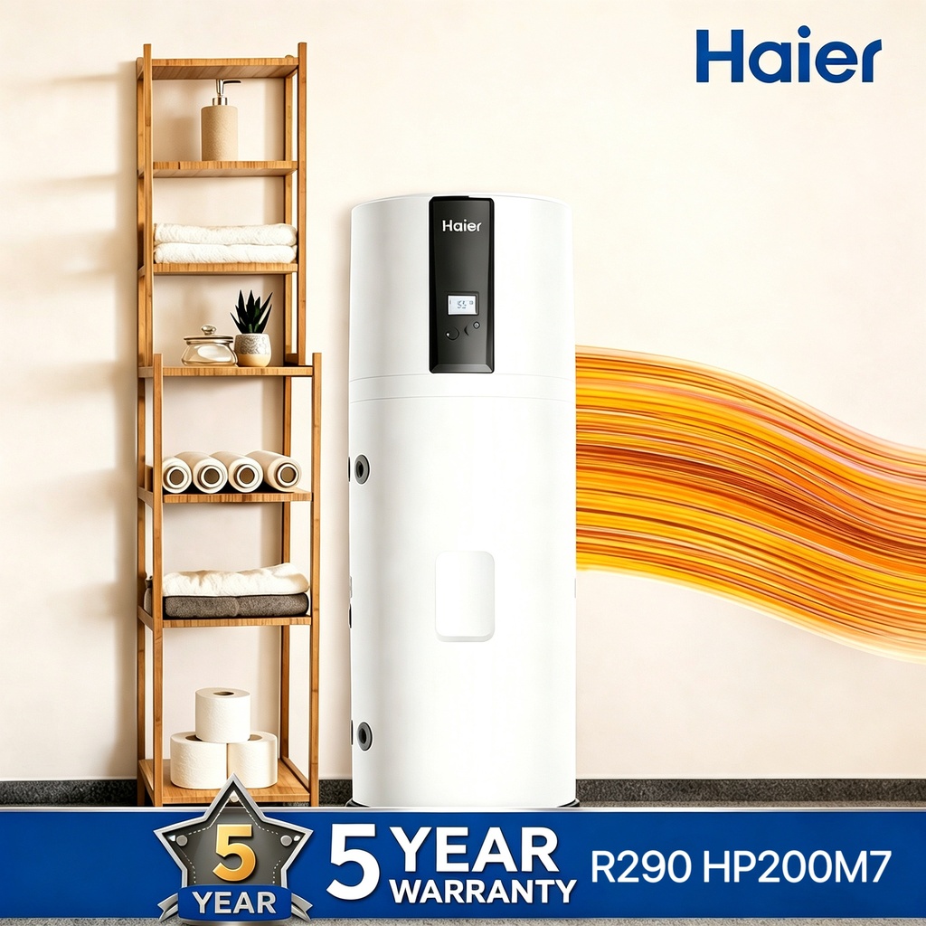 Haier warmtepomp boiler R290 HP200M7